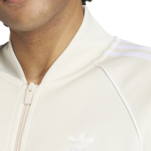 阿迪达斯（adidas）三叶草外套男装秋冬季新款训练运动服时尚舒适立领防风休闲夹克 IR9864白色 XL