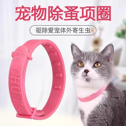 Pet flea collar, external insect repellent, cat and dog collar, anti-lice supplies, home stocking, cat and dog flea collar-cat collar 27cm-1 pack