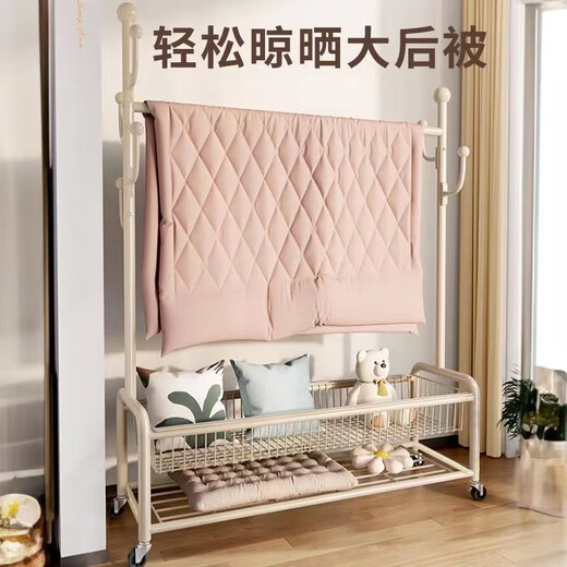Shunyou clothes rack floor-standing coat rack clothes rack bedroom living room removable clothes storage rack 120CM SY-309