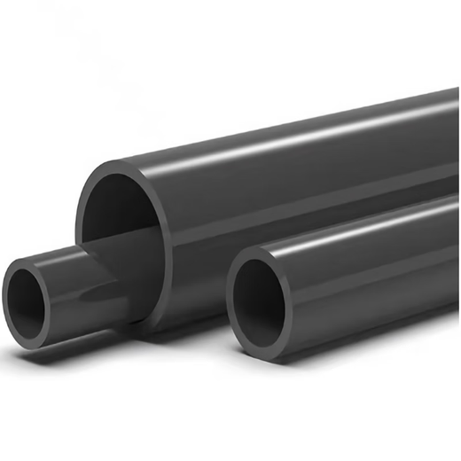 Tie Luo Wei PVC-u chemical pipe water supply pipe drainage pipe acid and alkali resistant plastic pipe 4 meters dark gray DN200