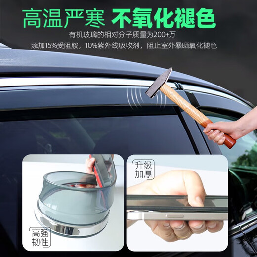 Yushanhe Volkswagen Tiguan L Touron car window rain eyebrow view Tuyue Tanyue