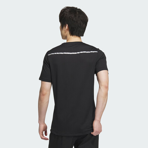 Adidas阿迪达斯2024夏男训练短袖舒适透气T恤 JF1473 2XS