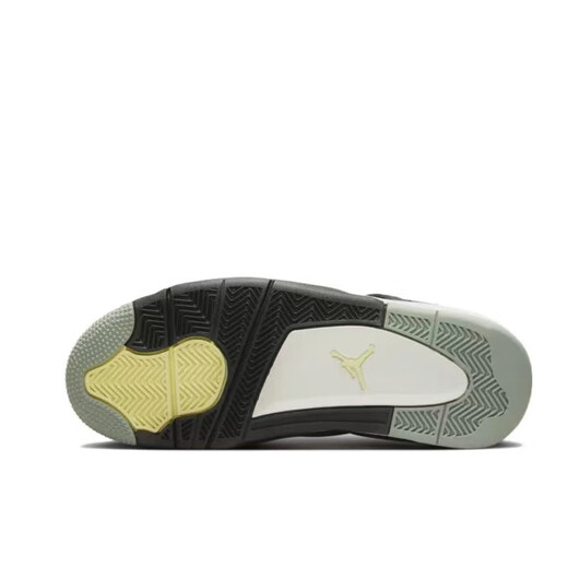 Nike (Nike) zapatos para hombres y zapatos para mujeres Air Jordan 4 AJ4 White Oreo White Shoes zapatillas de baloncesto casual FB9927-200/FB9928-200 Militar Green 36.5