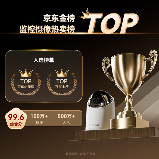 华为智选鸿蒙智选500万超清像素室内智能摄像头家用远程监控360度无死角带夜视全景 家庭安防无线婴儿看护 鸿蒙智选 超清监控【128G】