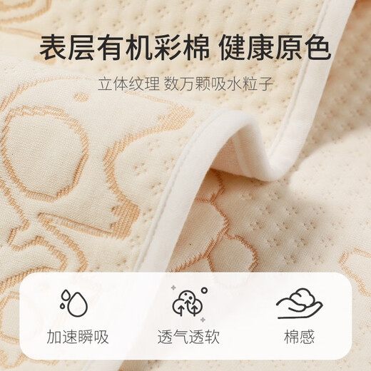 Colorful Dr. Children's Baby Waterproof Washable Baby Diaper Pad Newborn Color Cotton Leak-proof Diaper Pad Puppy 50*70cm (single) Pattern Random 0x0cm