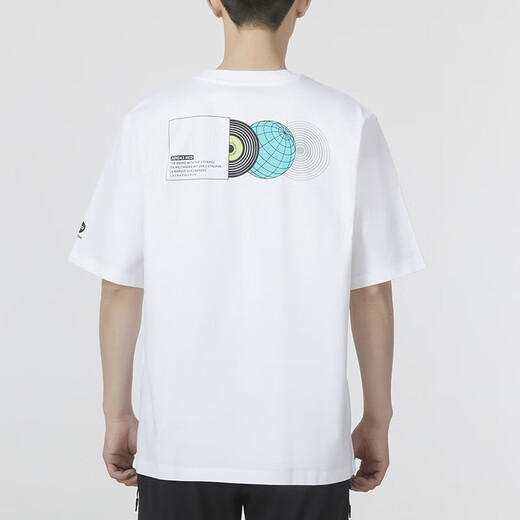 阿迪达斯 （adidas）Neo短袖T恤男士夏季新款运动服时尚印花休闲圆领半袖衫上衣 HC9717/白色 S