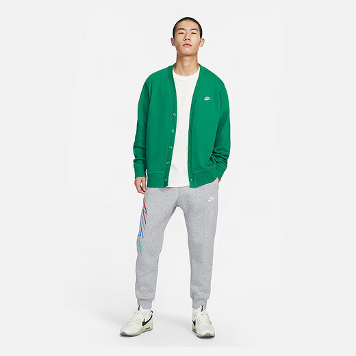 耐克（NIKE）胜道潮流 2024春男潮流百搭舒适时尚运动休闲针织夹克 FN3899-365 XS