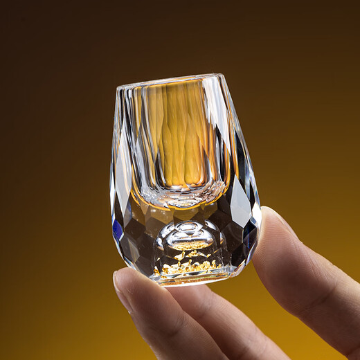 VINOS white wine glass set household small wine cup high-end crystal glass wine dispenser set 10 pots 10 cups wine glasses 10 pots 10 cups + gold foil cup holder gift box