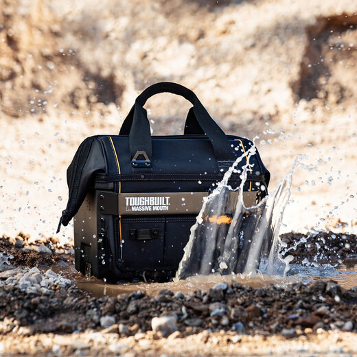 TOUGHBUILT portable tool bag quick-hook combination storage bag household multi-functional waterproof hard bottom large opening tool box TB-CT-62-16A inch portable tool bag