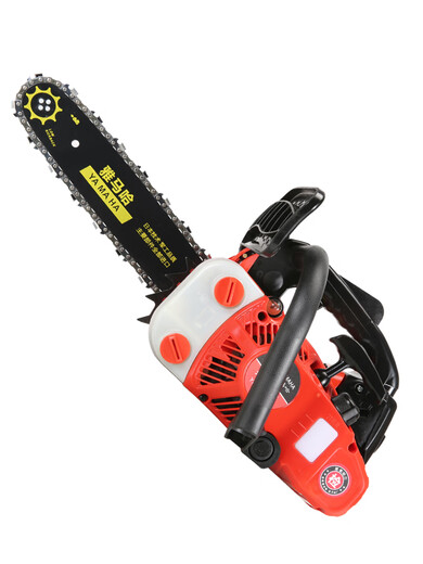 YAY Yamaha imported chain saw logging saw small household one-handed bamboo saw four-stroke lightweight 12-inch pure gasoline saw red four-stroke 12-inch 3-piece imported + gift pack
