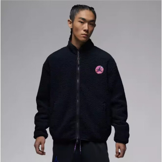 耐克男装 新款保暖羊羔绒休闲运动立领夹克外套 DQ4885-010 FV4017-010 S