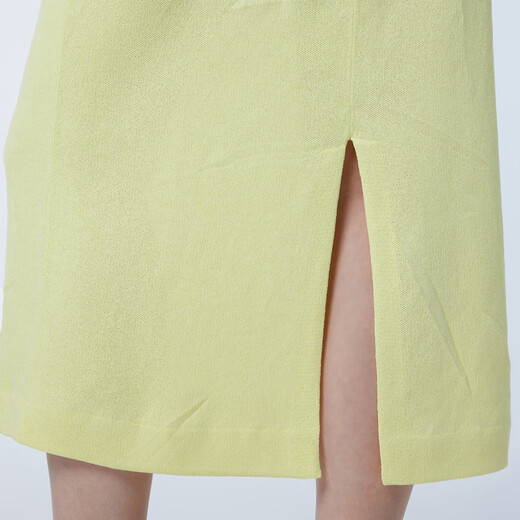 
JNBY/Jiangnan Buddy Spring and Autumn Skirt Commuting Style Solid Color Elastic Waist H-shaped Soft Umbrella Skirt 5O3D12590 740/Light Yellow S