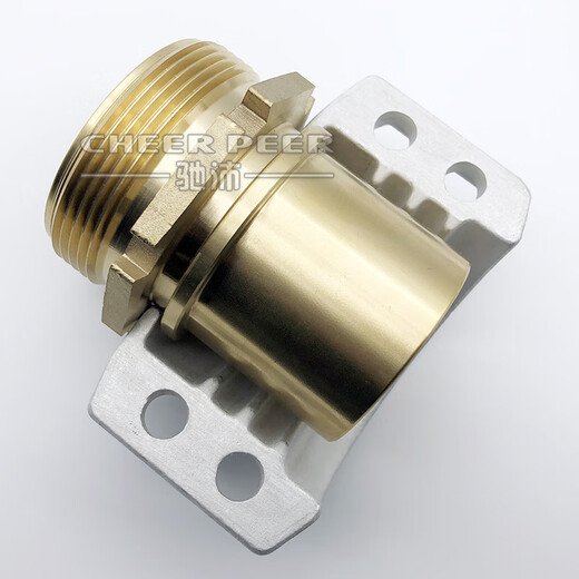 XMSJEN14420-3 Aluminiumlegierungsrohrklemme Messing Pyramidenverbindungskombination Schildmaschine Kupferkopf Zwei-Halb-Schnalle-Schlauch 1/2 Zoll = DN15-Pyramidengelenk + Aluminiumpyramidengelenk DN DN