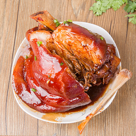 Shen Wansan Suzhou specialty Wansan Hoof Sauce Pork Knuckles and Hoofs Premade Dishes Delicatessen Cured Meat Holiday Gifts Ready to Eat 2Jin Jin is equal to 0.5kg