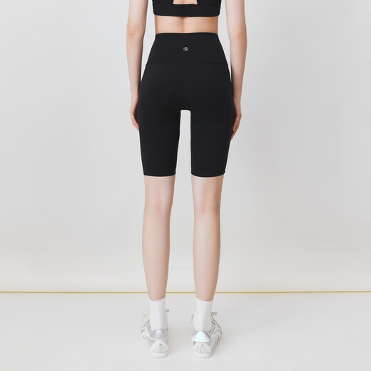 FirstStation [gleiches Modell im Einkaufszentrum] Daya Home Slim High Taille Slim Short Leggings für Frauen 24 Frühlings- und Sommer Neuer Stil 6221a Black 165/72A/L