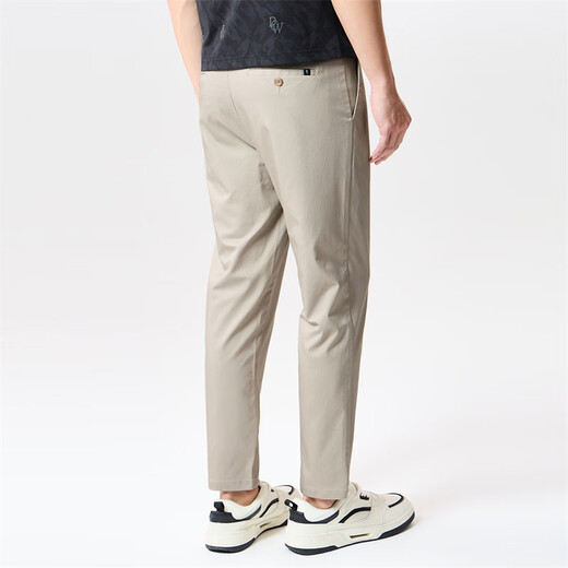 
Dancing with the wolf [bamboo pulp fiber] casual pants for men's spring and summer versatile men's casual nine-point pants 701 khaki 33