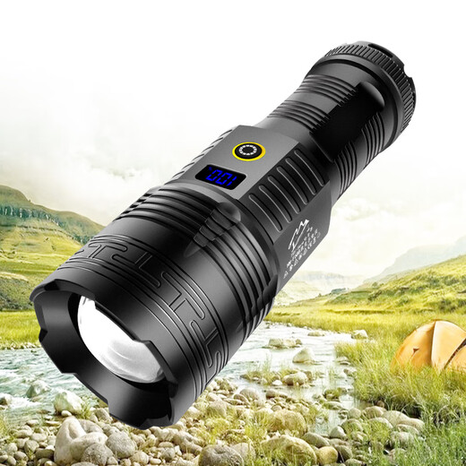 哈拿（TRE-Hana）手电筒强光充电户外超长续航野外生存家用停电应急超亮照明 HN-F688激光手电《带8节电池》