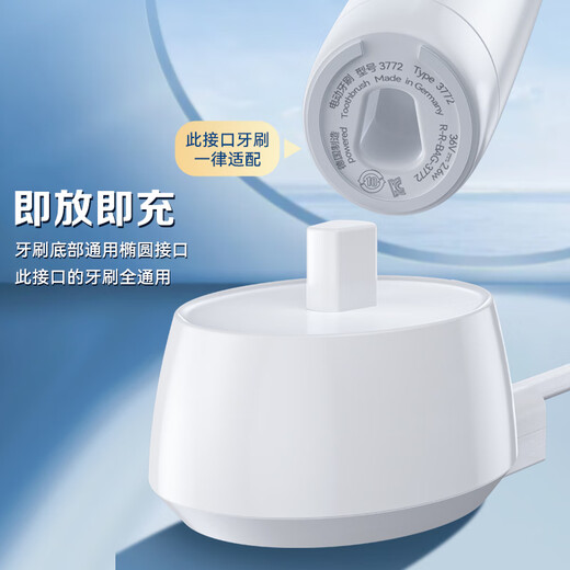 Xuanyi adapté à la base du chargeur de brosse à dents électrique Ole B Bolang D12 / D16 / D100 / 3709 / PRO600 / PRO700 / PRO1000 / PRO2000 / PRO3000