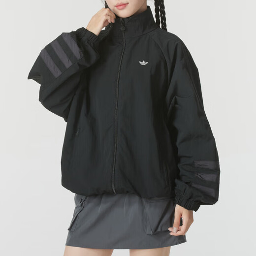 
Adidas (adidas) Clover Women's Clothing 2025 Summer New Sportswear Running Fitness Training Jacket Casual Woven Jacket JD6385 XS