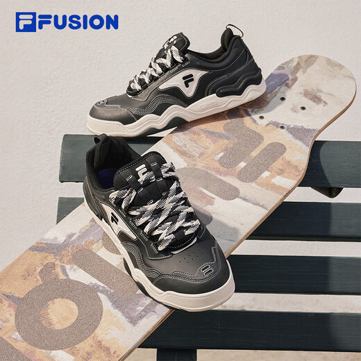 FILA FUSION Fila Fashion Brand Men's Shoes KICK Professional Skateboard Shoes 2025 Spring and Summer Wavy Sole Shoes
