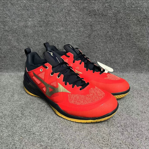 
Mizuno: Men's and Women's Badminton Shoes WAVE:FANG:ZERO:2 Original 1098 Official Flagship Genuine Red/Black:71GA219050 39:250mm