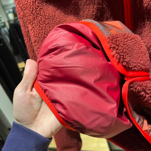 Chaqueta NIKE para hombre 2025 Otoño e Invierno nueva ropa deportiva Polar chaqueta cálida con cuello levantado FZ6194-677 rojo Año Nuevo modelo 2XL