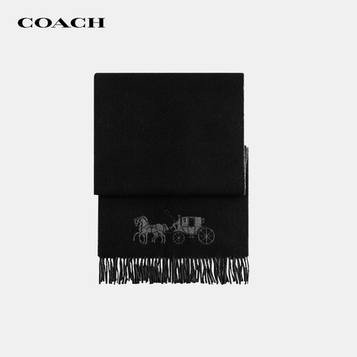 Écharpe d'entraîneur pour hommes et femmes Universal Wool Scarf écharpe Carriage Couple imprimé Modèle 4622 BKHG