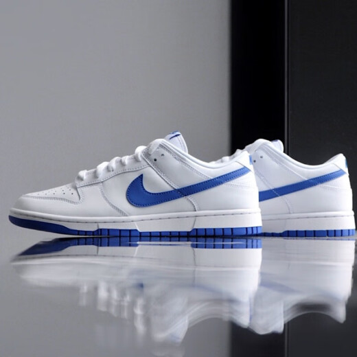 Nike (NIKE) official Dunk Low men's shoes casual shoes retro sport shoes black and white panda DD1391-100 DV0831-104 blue and white 44