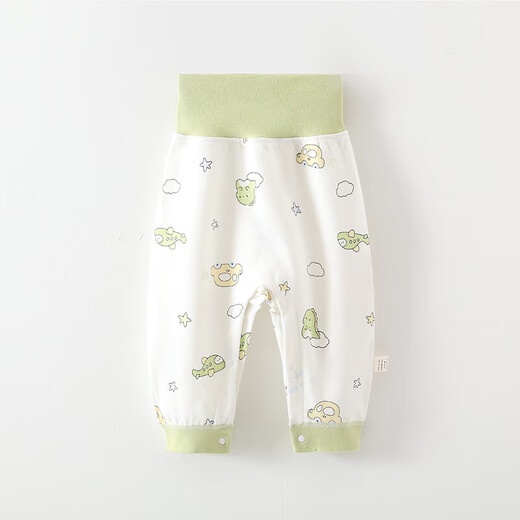 [Belle Yichun Babyhose] Babyhosen Schnappknopf hoher Taille -Bauch -Schutzhose Neugeborene Buntstiftfrucht #6211 80