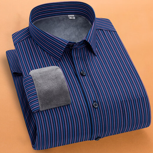 Haricot rouge (Hodo) Automne et hiver chemise chaude pour hommes chemises épaissies pour hommes Homme à manches longues à manches longues à manches longues de la couleur chaude du Men