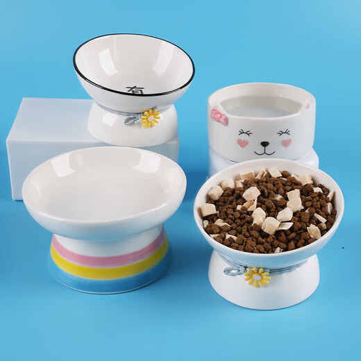 YouFan Meng Cat Bowl Ceramic Cer Bowl Bowl Food Food Food Bande