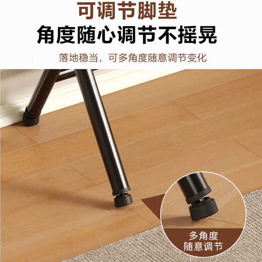 Zhuobo computer table folding table desk study table BZ20 walnut color 80*48cm