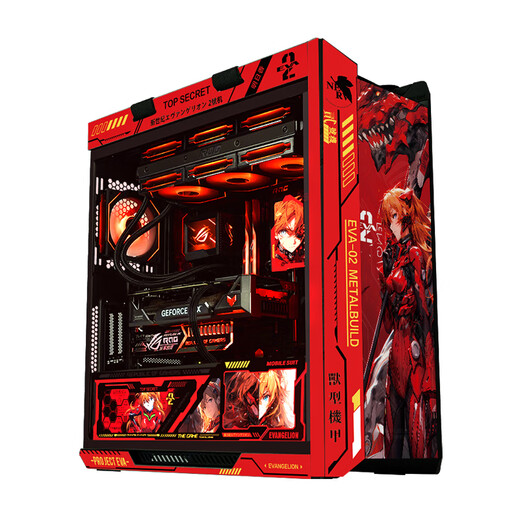 ASUS ROG family bucket 5090D/5080 Night God graphics card R9 9950X3D assembled computer AMD thousand frames e-sports Sun God host DIY custom Asuka mod desktop machine R7 9800X3D + ASUS RTX5070Ti with two