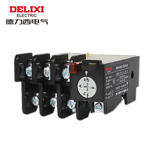 Delixi Electric thermal relay JR36 series overload protection motor three-phase current adjustable overcurrent thermal overload JR36-20 (4.5-7.2A) JR36207P2