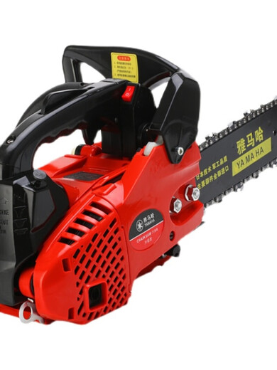 YAY Yamaha small household mini one-hand saw lightweight logging saw 10 inches 12 inches 14 inches gasoline saw bamboo saw logging saw 14 inches + 1 domestic chain