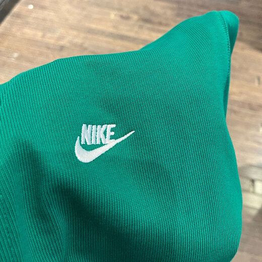 耐克（NIKE）外套男士2024春秋季新款针织开衫V领线衫休闲夹克上衣 FN3899-365绿色 2XL