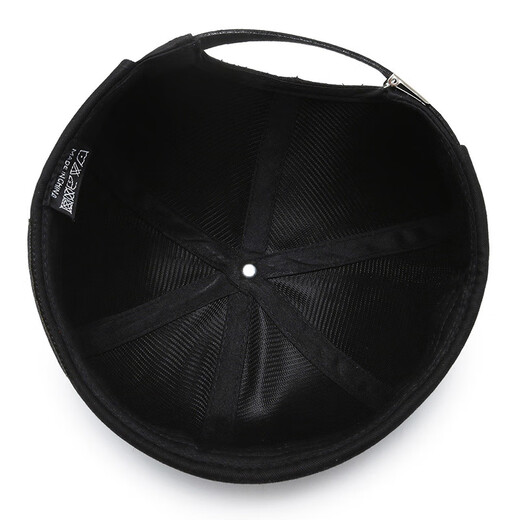 New fashion four-season landlord hat men street trendy hip-hop hat brimmed melon skin hat women light board hat women trendy black gold embroidery adjustable