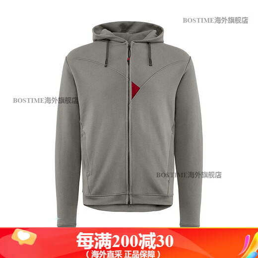 Klattermusen grimpant de la souris sous la série Mountain Série Mountain Sports et Sweats-shirts décontractés et sweats à capuche Baoge pour hommes à manches longues Baoge 20675m Granite Granit Gray .L