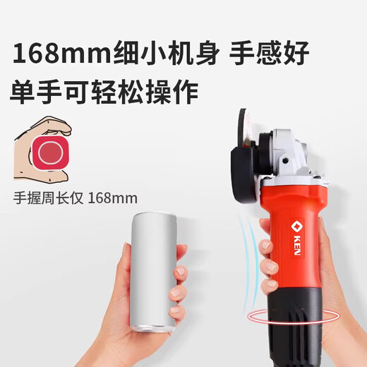 K Ruiqi en Ruiqi Energiebasis Winkelmühle 9910s Feingriff Mühle 9810 Handmühle 9710b Polieren 950W-REAR-Schalter 9810A mit Kohlenstoffbürste