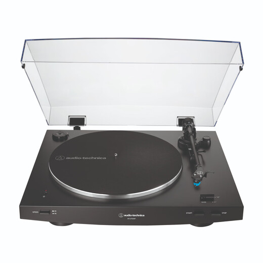 Audio-technica AT-LP3XBT automatic wireless belt-driven LP vinyl record player gramophone built-in phono stage Bluetooth/wired output direct connection to active speakers LP3XBT black