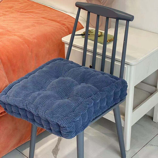 Yingzhu'er seat cushion thickened chair chair cushion soft butt cushion buttocks four seasons office sedentary soft cushion student classroom thick seat cushion green grass 40*40cm square thick about 8 miles