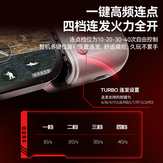 Mimo stretch handle S2 mobile game handle wired Bluetooth dual-mode Hall trigger Android Apple Genshin Impact King of Chicken Eating Artifact DNF Mingchao ios mobile game peripheral mapping s2 stretch handle丨Hall trigger丨Dual film connection丨Mapping