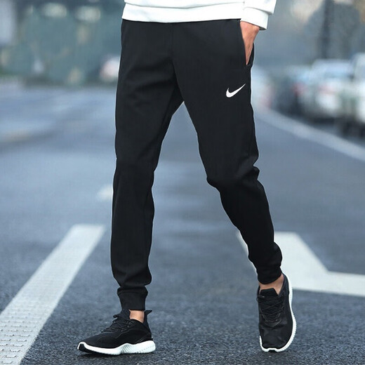 NIKE运动套装男装 25夏季新款商务休闲翻领POLO衫短袖T恤 小脚裤长裤 FN3895-063+CZ6380-010 XL