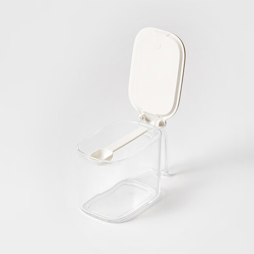 MUJI with spoon, spice box, salt shaker, kitchen supplies, spice shaker, spice shaker, spice box MCD9CC4S 410mL/length 72*width 135*height 95mm