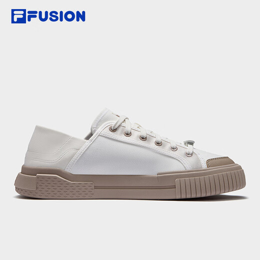 Filafusion Filafusion zapatos para hombres con zapatos de lienzo de media tapa de un pie zapatos de tablero de verano Mulas de zapatillas Blanco de nieve/nomad marrón 43