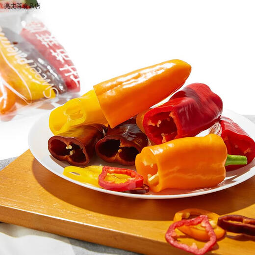 Süßer barmarme Pfeffer 225 g*3 Beutel 350 g*6 Beutel farbige Schachtel knusprig und saftig reich an Vitamin -C -Plateau 675 g