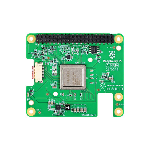 Yahboom Raspberry Pi 5 Hailo8L Expansion Board PCIe Expansion Modul AI Kit Künstliche Intelligenz Kit M.2 Hut+ Hailo-8 26T AI HAT+ Offizielles Kit