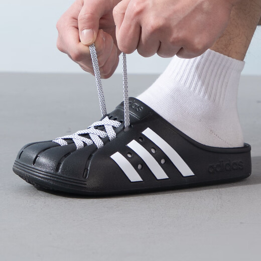 阿迪达斯（adidas）男鞋女鞋 2025夏季新款运动鞋户外出行旅游沙滩鞋居家休闲凉拖鞋 JH9848 36.5