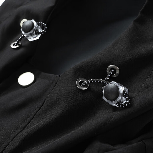 Karls large size men's cotton coat men's medium-length spring, autumn and winter fat cotton coat loose plus fat plus slimming windbreaker trend winter cotton coat 9XL (280-314Jin Jin equals 0.5 kg)