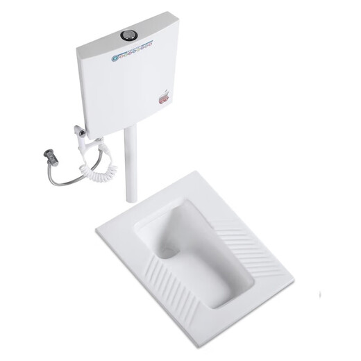 Anhua Sanitary Ware (annwa) Anhua ceramic squat toilet flush tank complete set home bathroom squat toilet toilet toilet deodorant single purchase water tank